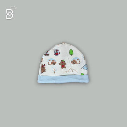 Detail of easy snap closures on a baby garment