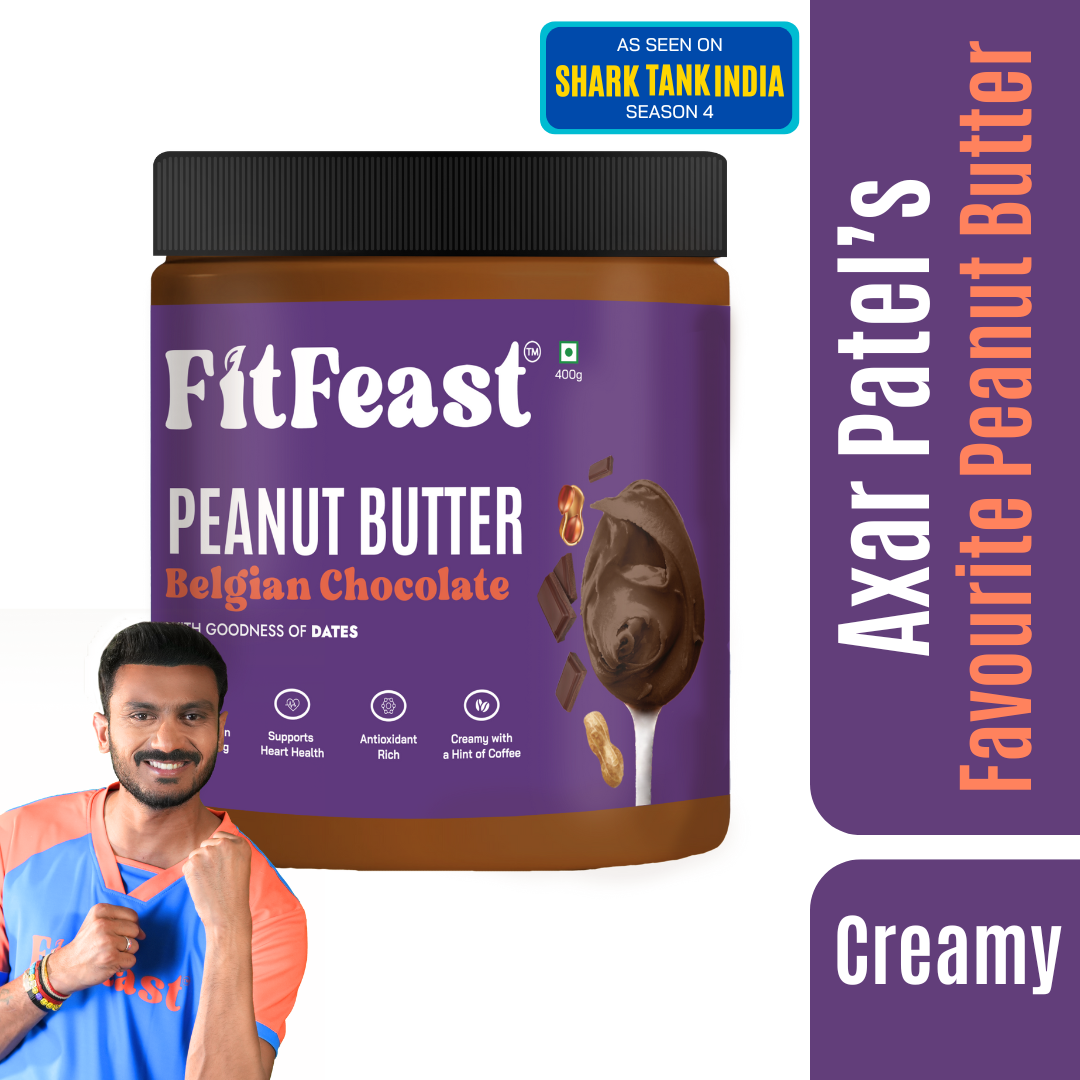 Fitfeast Belgian Chocolate Peanut Butter 400g