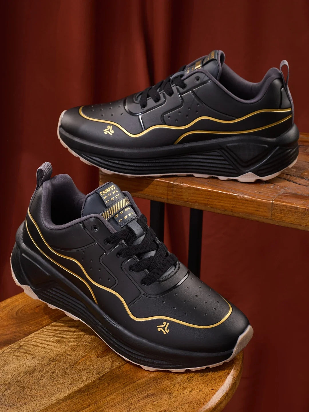 Campus BEYOND Black Womens Sneakers