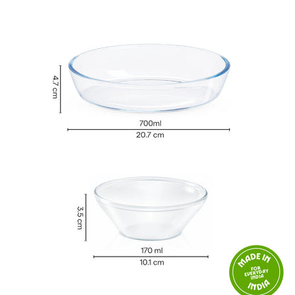 Borosil Dessert Set 700 ml