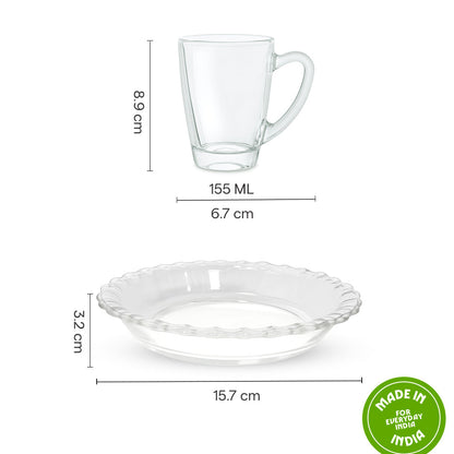 Borosil Reno Snack Set 155 ml