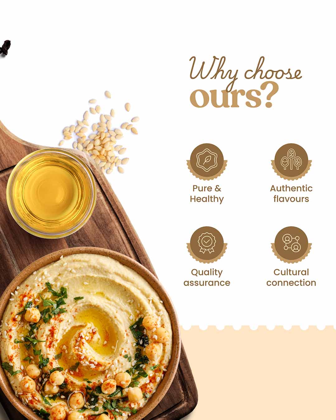 Bharat Vedica Organic Wood Pressed White Sesame Oil bottle with sesame seeds, showcasing its natural origin. - Image 5