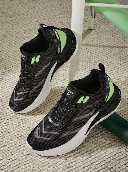 Campus BITRO Black Mens Running Shoes