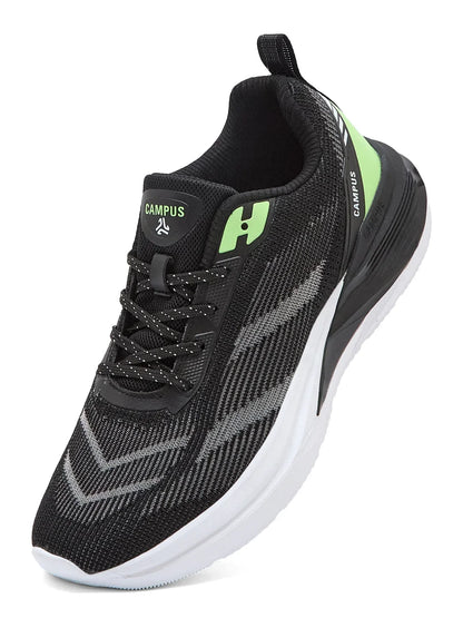 Campus BITRO Black Mens Running Shoes