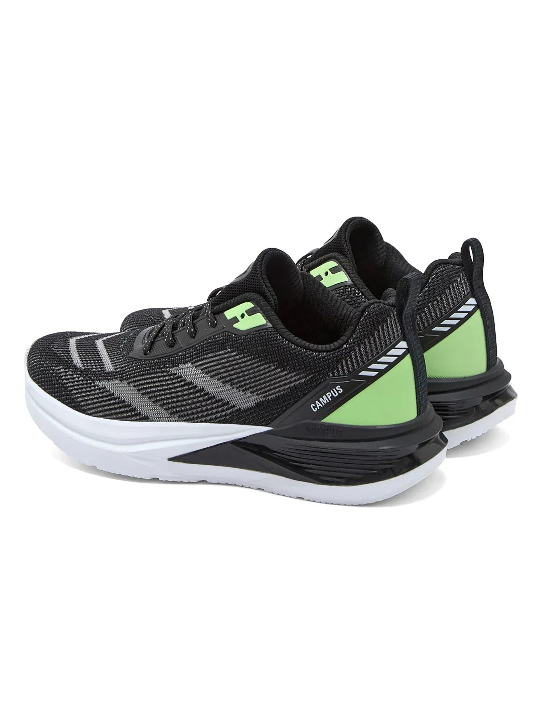 Campus BITRO Black Mens Running Shoes