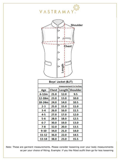 Vastramay Beige Cotton Blend Twill Nehru Jacket - PUSHMYCART