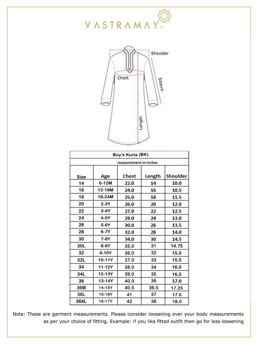 vastramay boys green cotton kurta