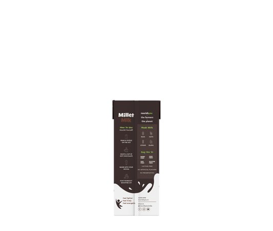 Nourish You Millet mlk chocolate flavour | subscription 200 ml (pack of 6)
