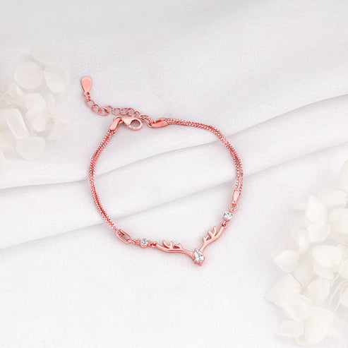 Giva Rose Gold Deer Bracelet