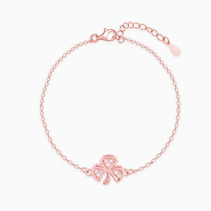 Giva Rose Gold Shamrock Bracelet