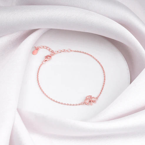 Giva Rose Gold Shamrock Bracelet