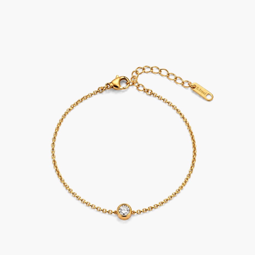 Palmonas Elegant Solitaire Crystal Bracelet – PUSHMYCART