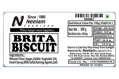 Neelam Foodland Brita Biscuits 