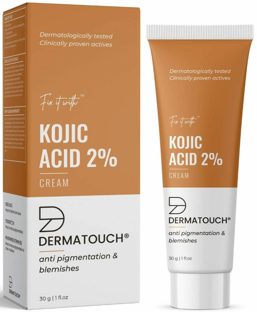 Dermatouch Kojic Acid 2% Face Cream For Pigmentation & Blemishes 30 gm