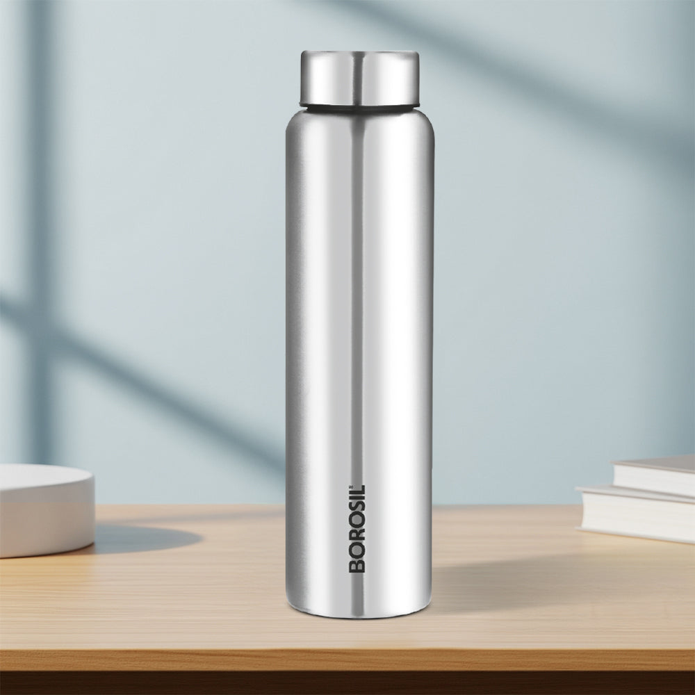 Borosil Aquaslim Single Wall Bottle 1 L