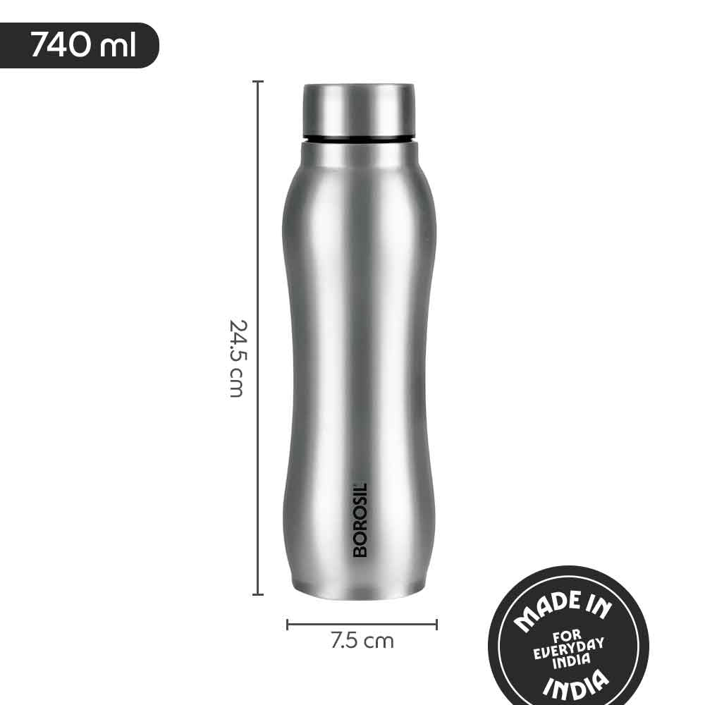 Borosil Chillmate Single Wall Bottle