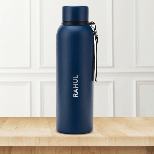 Borosil Personalised Trek Indigo Bottle