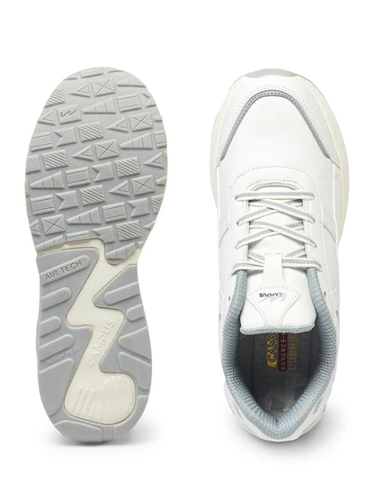 Campus BYTE White Womens Sneakers