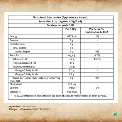 Dabur A2 Cow Ghee Bilona Method