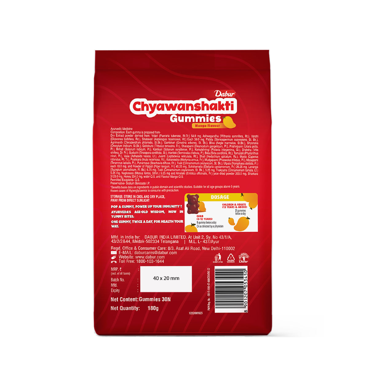 Dabur Chyawanshakti Gummies Mango