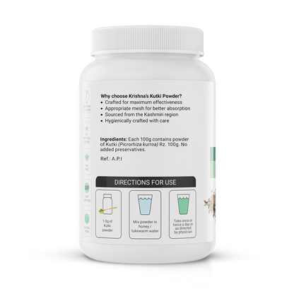 Krishna'S Herbal & Ayurveda Kutki Powder 