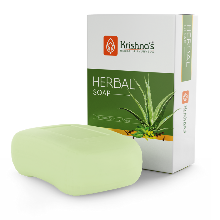 Krishna'S Herbal & Ayurveda Herbal Extract Soap 