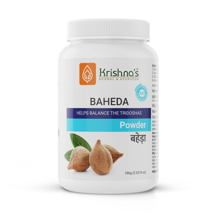 Krishna'S Herbal & Ayurveda Baheda Powder 