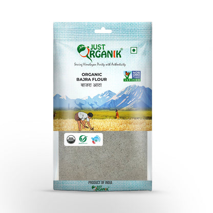 Just Organik Bajra Flour - PUSHMYCART