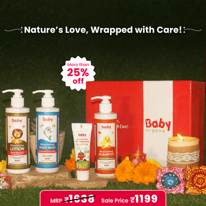 Babyorgano Bath Care Essentials Gift Pack 6 months