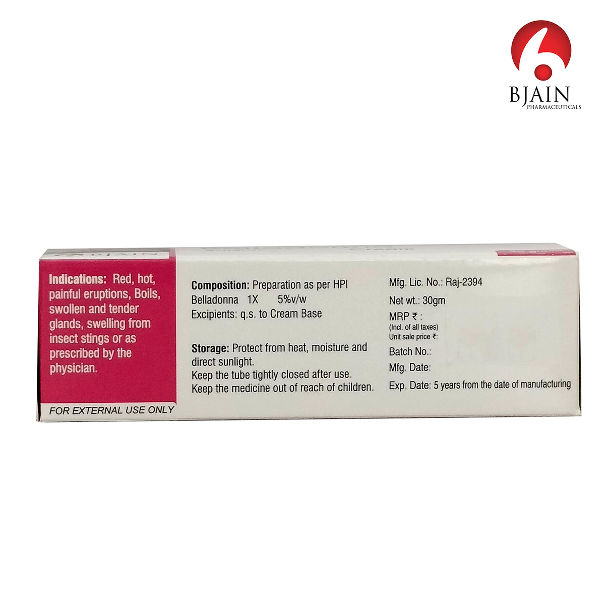 Bjain Belladonna Cream