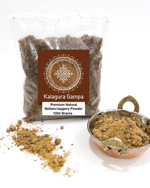 Kalagura Gampa Premium Natural Bellam/Jaggery Powder - PUSHMYCART