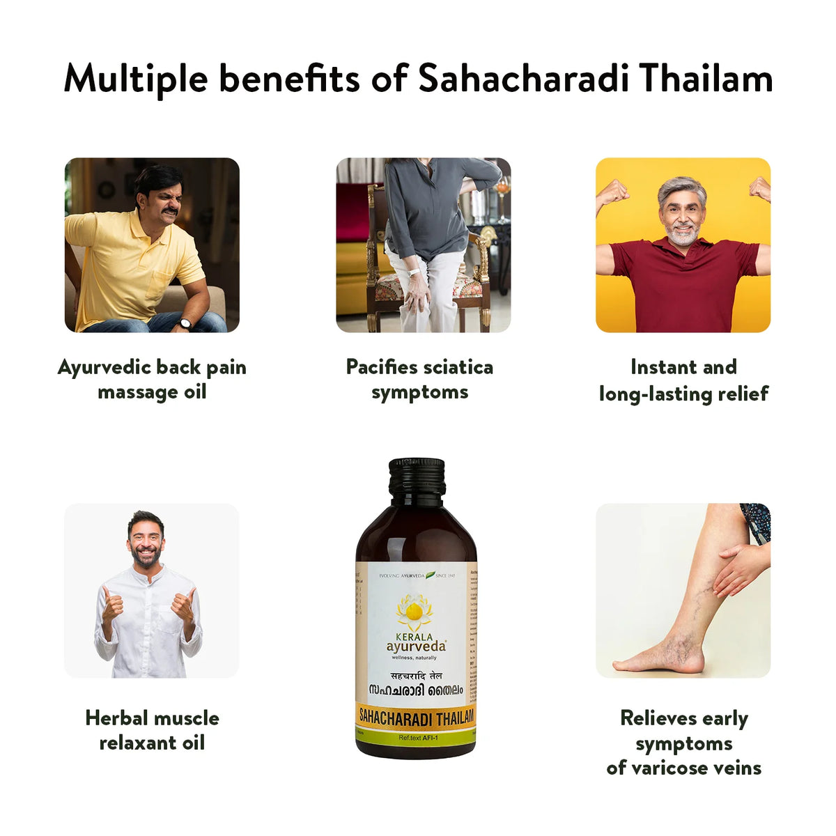 Kerala Ayurveda Sahacharadi Thailam Oil - PUSHMYCART
