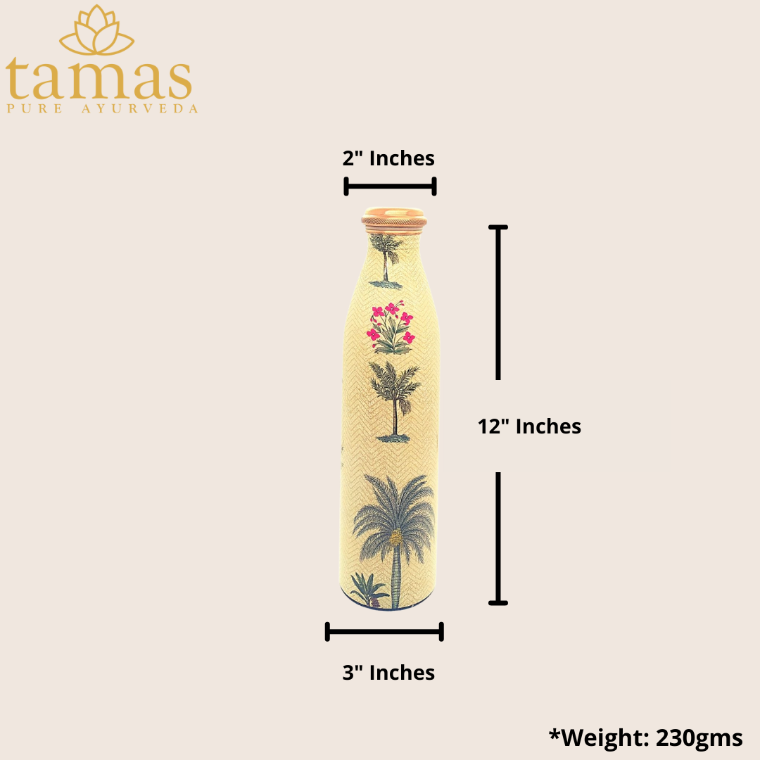 Tamas Kitkat Meena Water Bottle Copper - PUSHMYCART