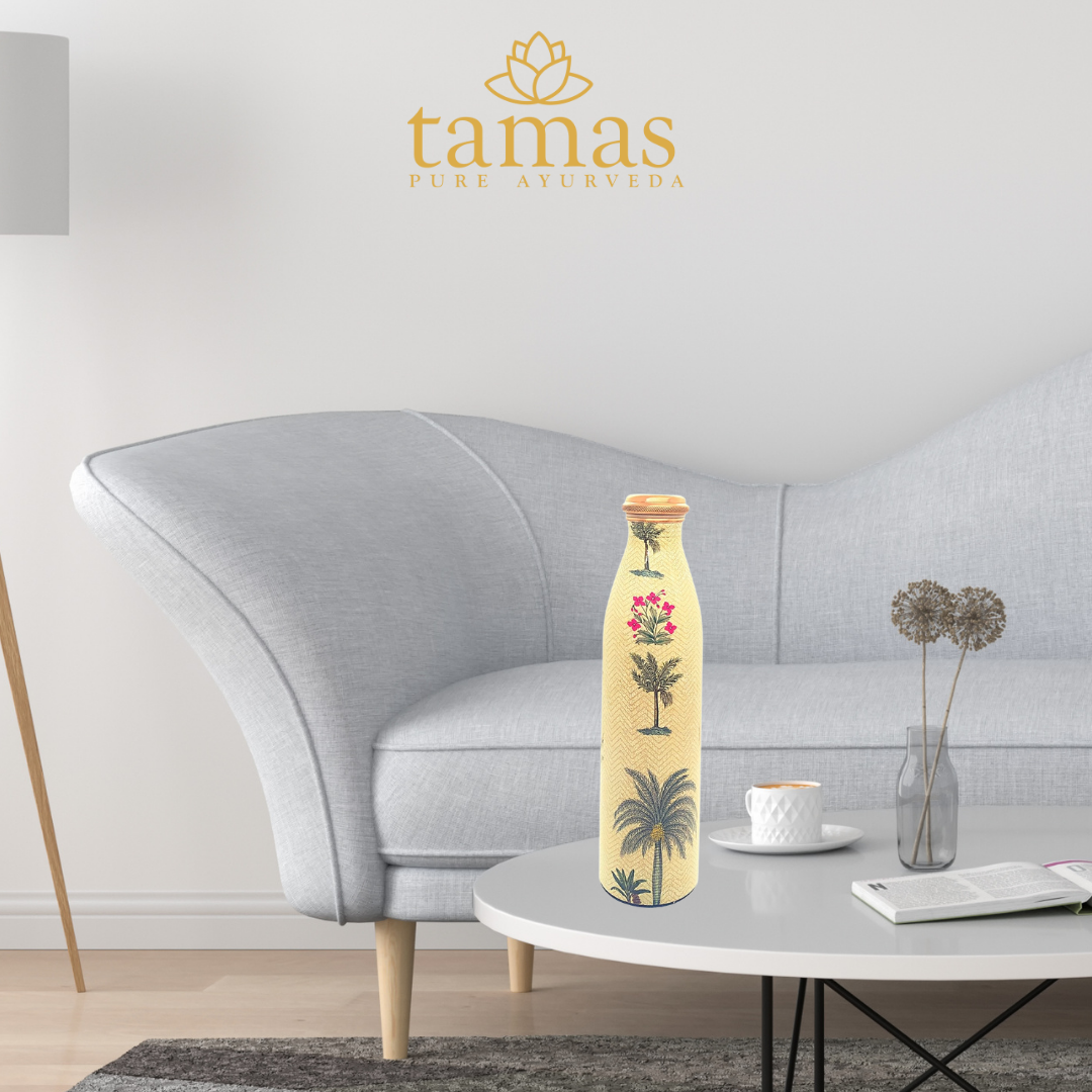 Tamas Kitkat Meena Water Bottle Copper - PUSHMYCART