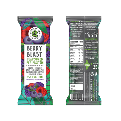 Green Protein Pea Protein Isolate Powder Dairy | 6 Flavors - PUSHMYCART