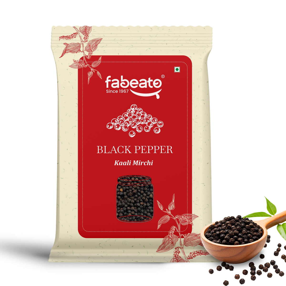 Fabeato Black Pepper Whole (Kali Mirch)