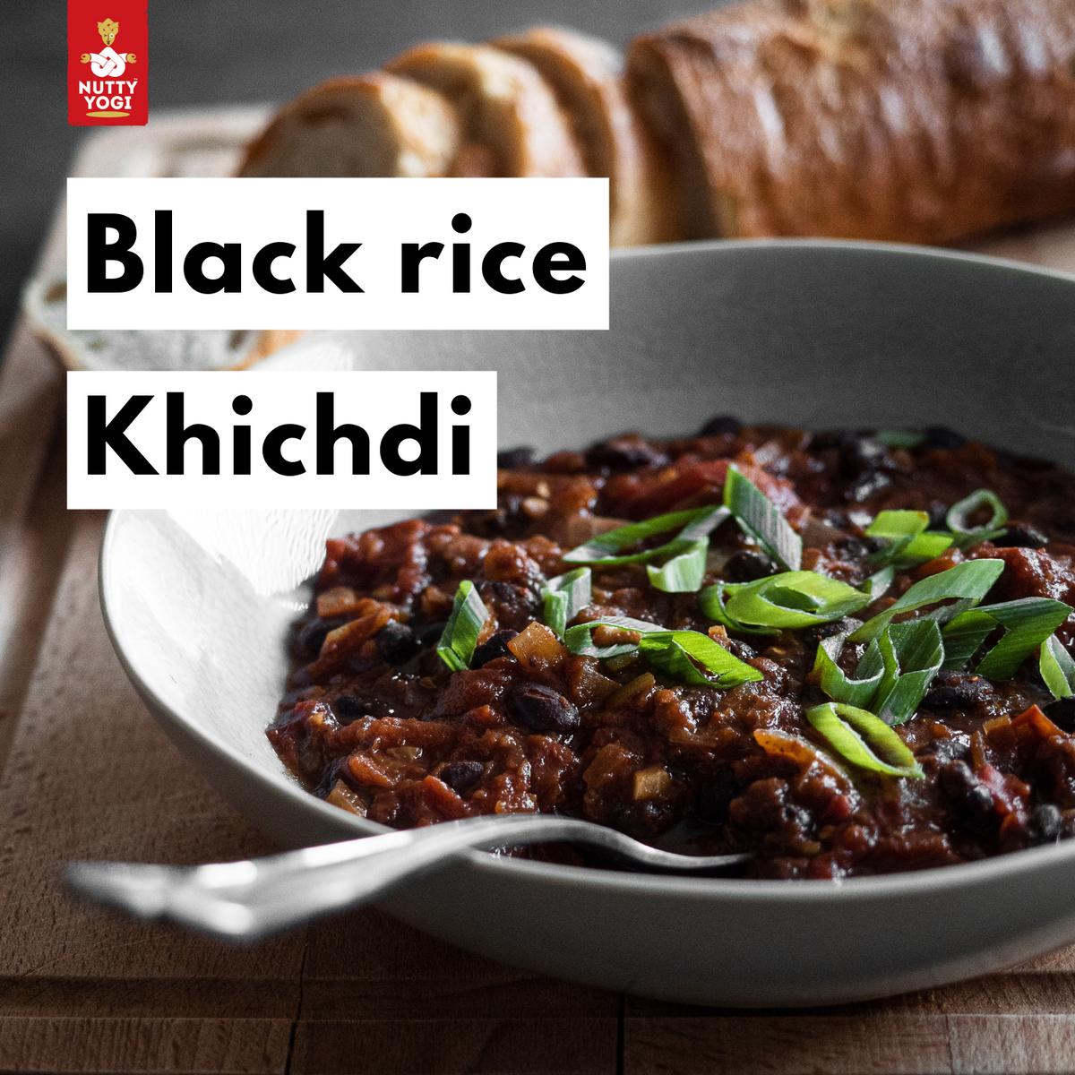 Nutty Yogi Organic Black Rice Khichdi 500g