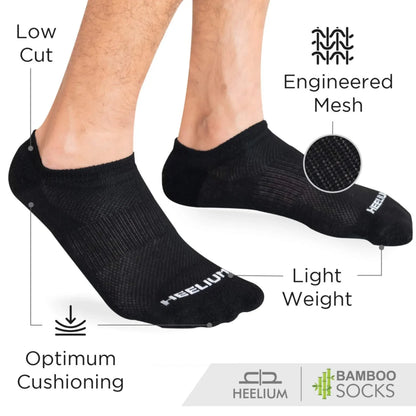 Heelium Bamboo Zero Socks for Men - 5 Pairs