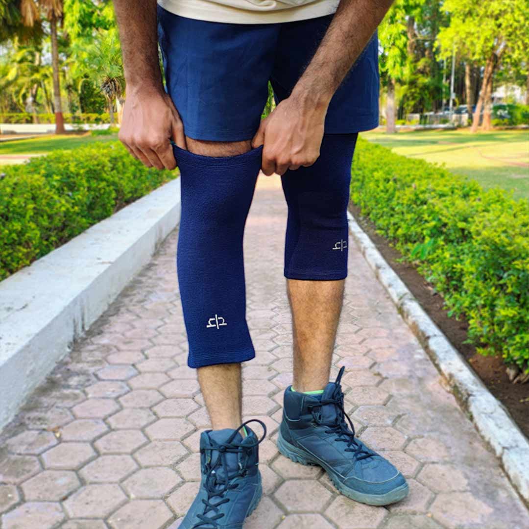 Heelium Bamboo Compression Knee Cap - Pack of 1