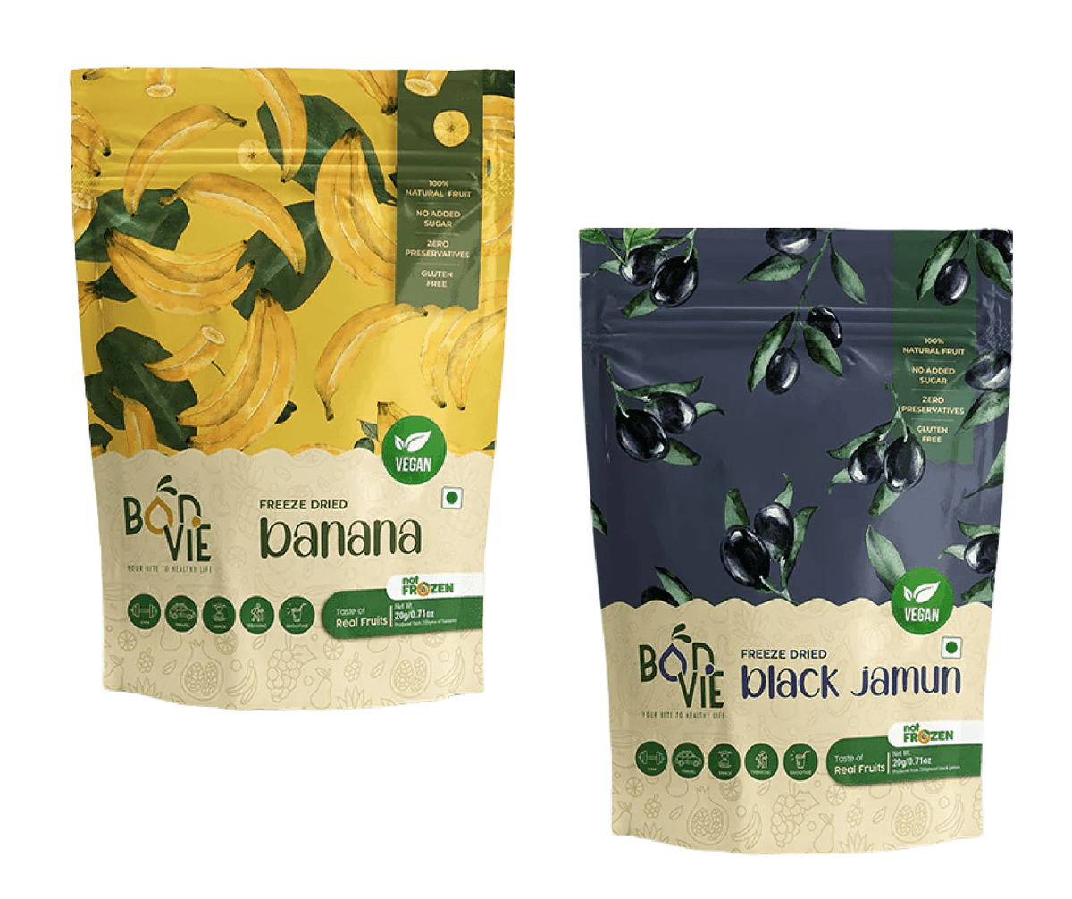 Bonvie Snacks Banana & Jamun Combo