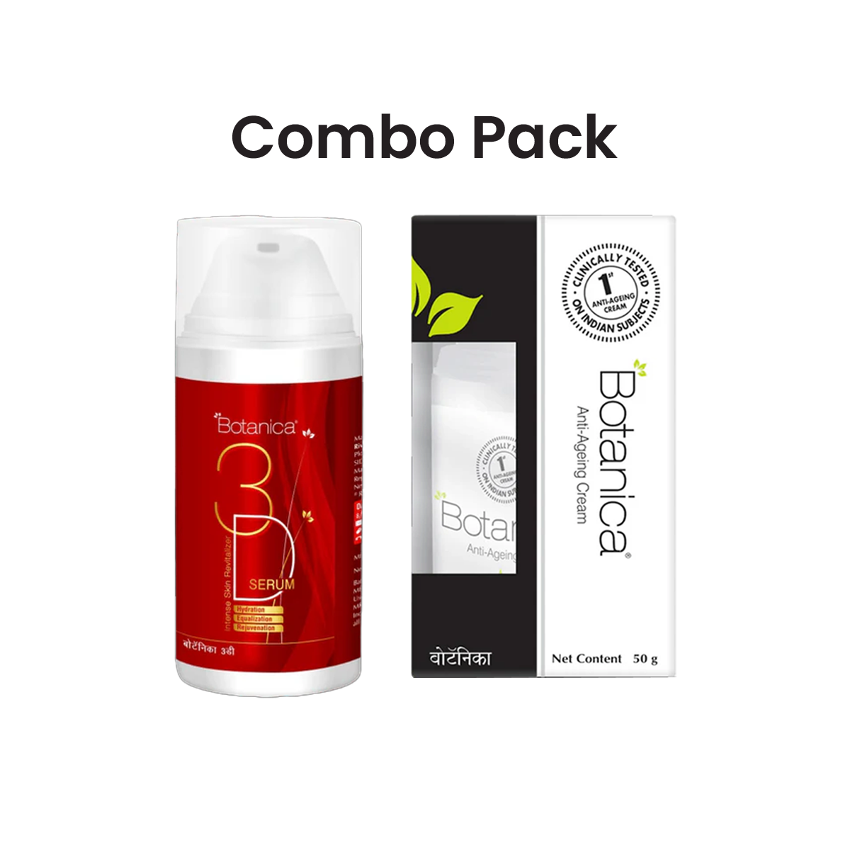 Botanica Anti-Ageing Cream and 3D Serum Combo
