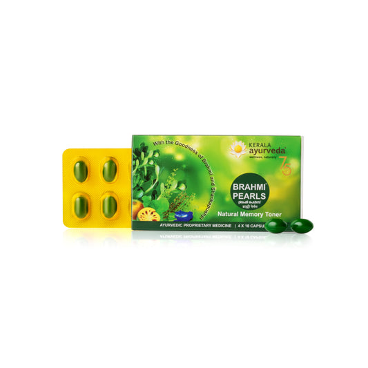 Kerala Ayurveda Brahmi Pearls Capsule - PUSHMYCART