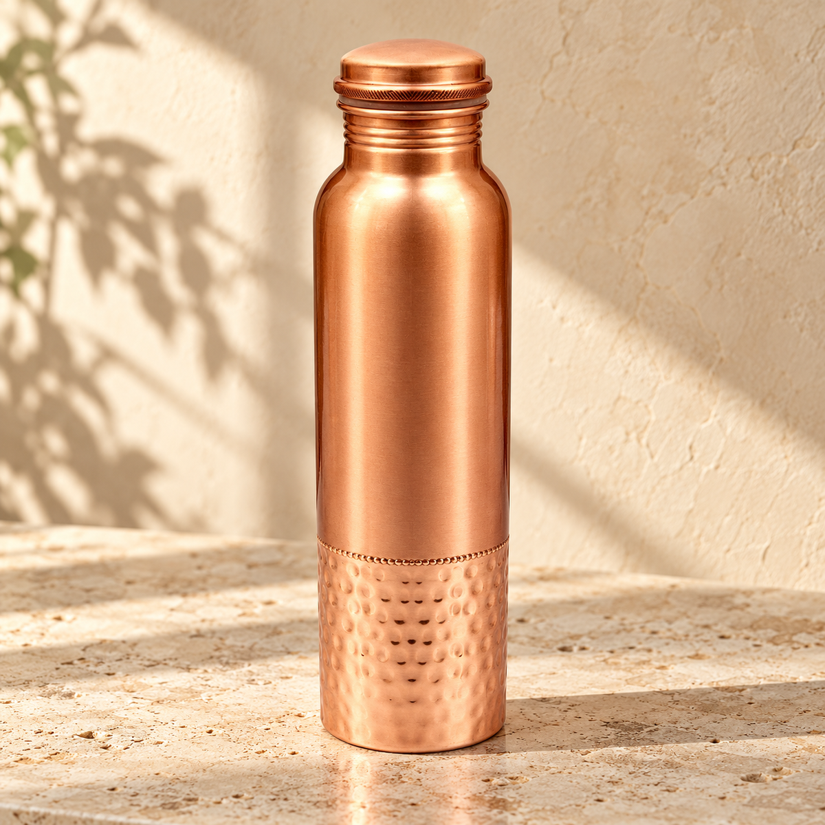 Pure Copper Water Bottle (1000ml)