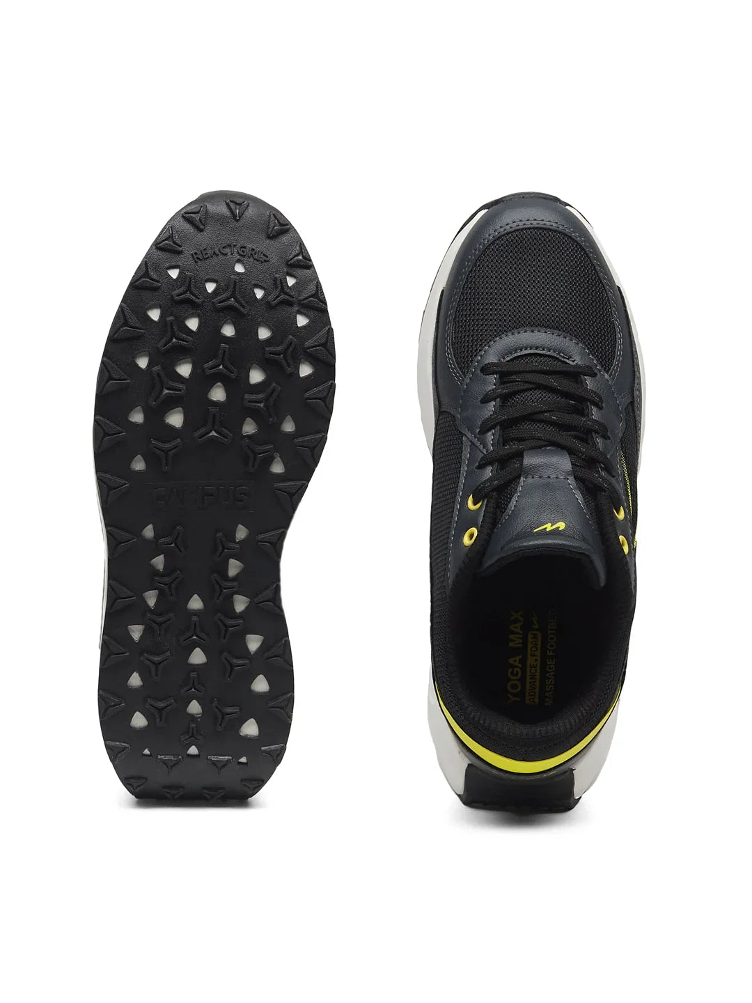 Campus CABLE Black Mens Sneakers