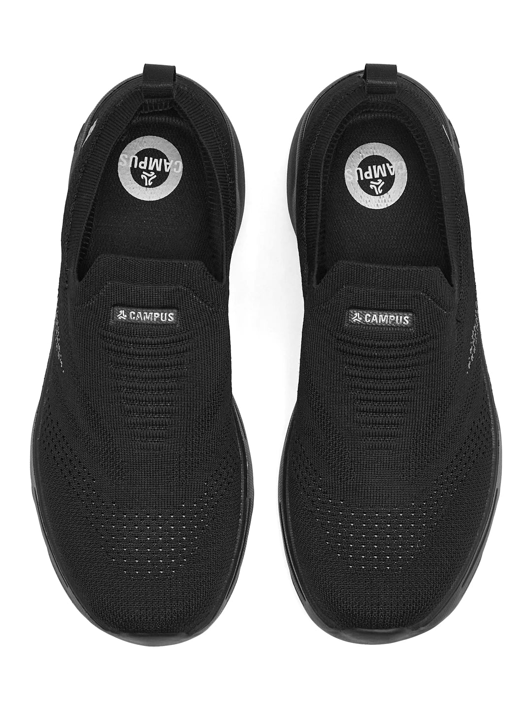 Campus CABRO Black Mens Walking Shoes