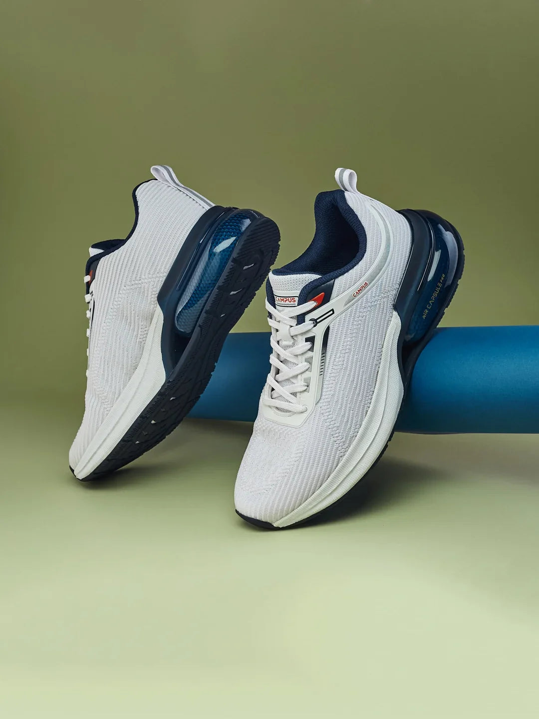 Campus CANVA White Mens Running shoes