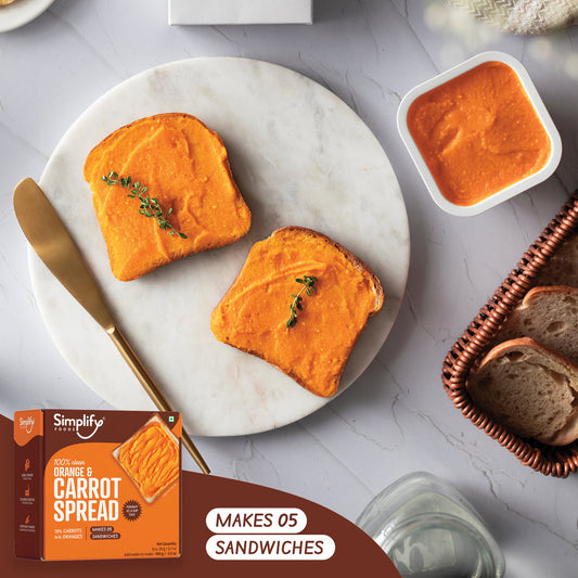 Simplify Foods Orange & Carrot Spread - PUSHMYCART