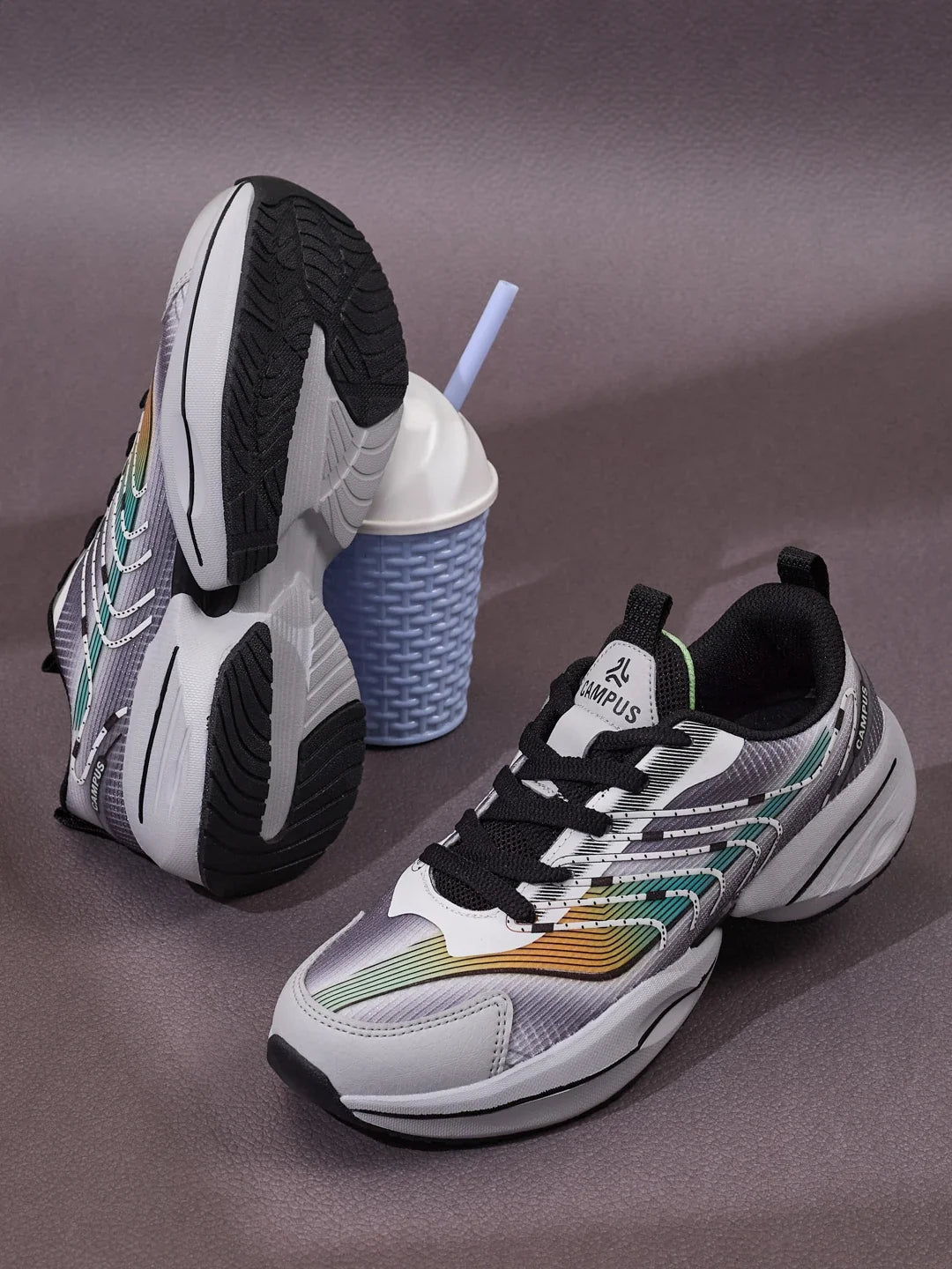 Campus CD 2602 CH Grey Child Running Shoes