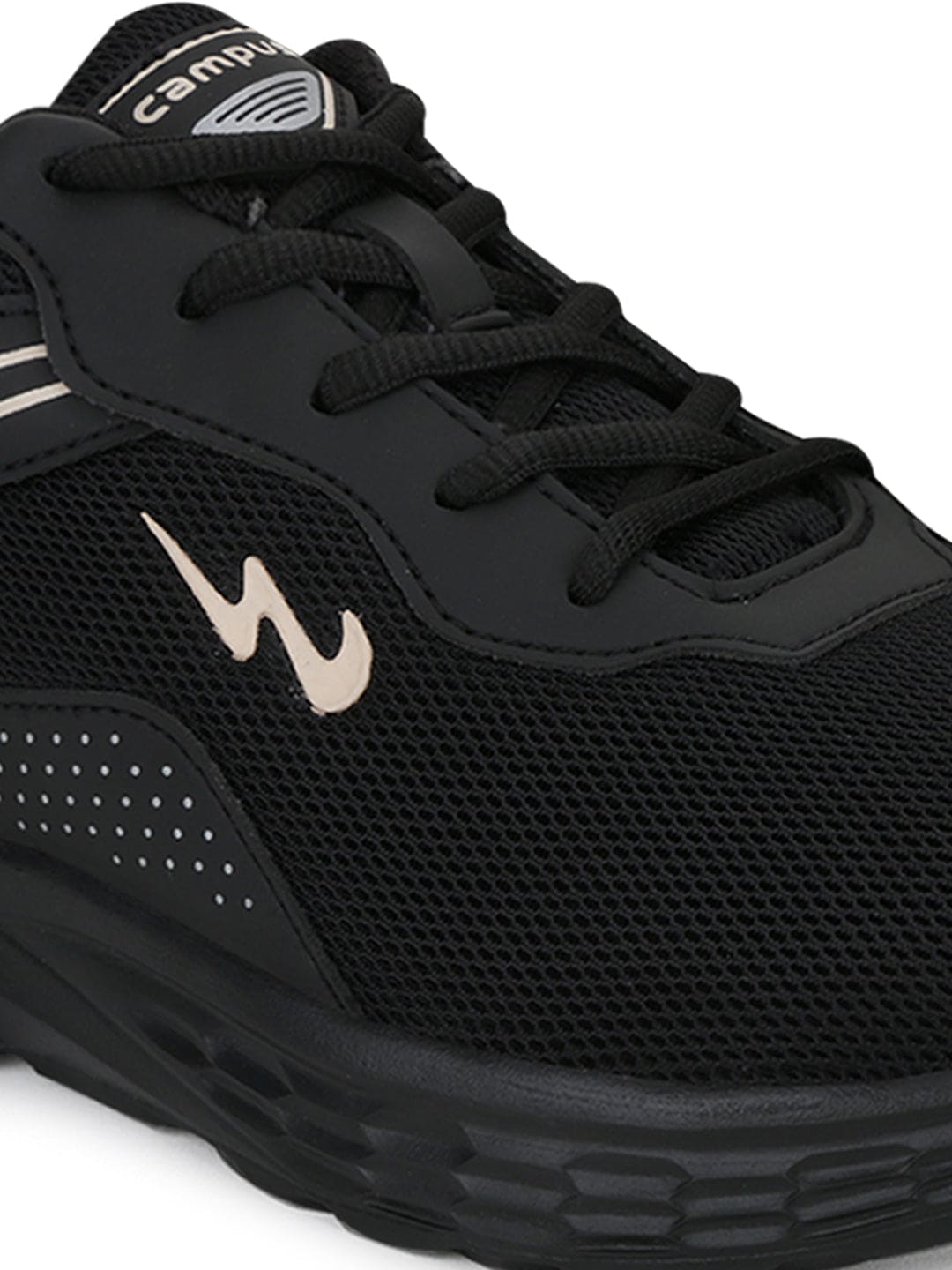 Campus KOSMO PRO Black Mens Running Shoes