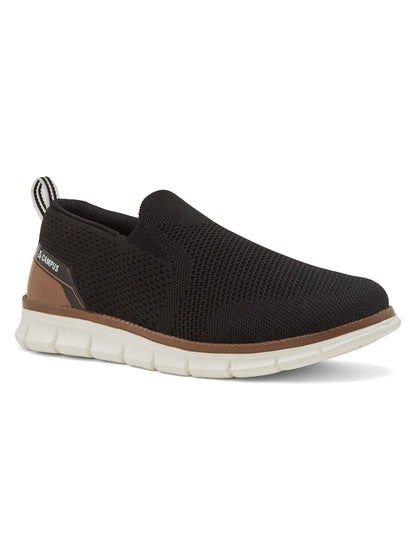 Campus CHAT Black Mens Walking Shoes